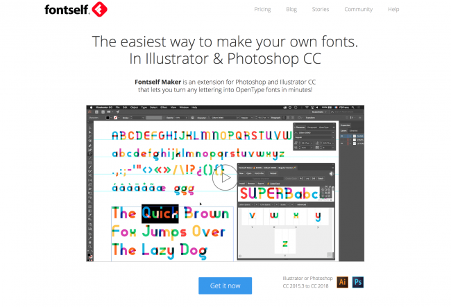 Fontself Maker Meilleurs Plugins Photoshop