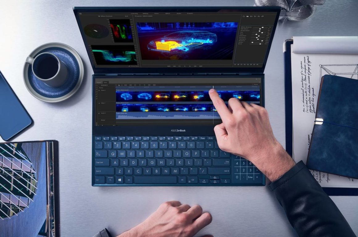 Asus ZenBook Duo UX581 Pc portable pour retouche photo image