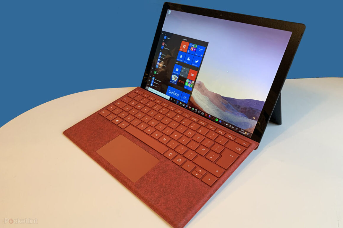 Microsoft Surface Pro 7 pc portable tactile entreprise