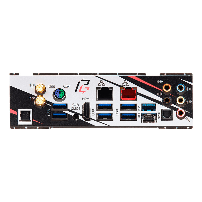 ASRock X570 Phantom Gaming X ports