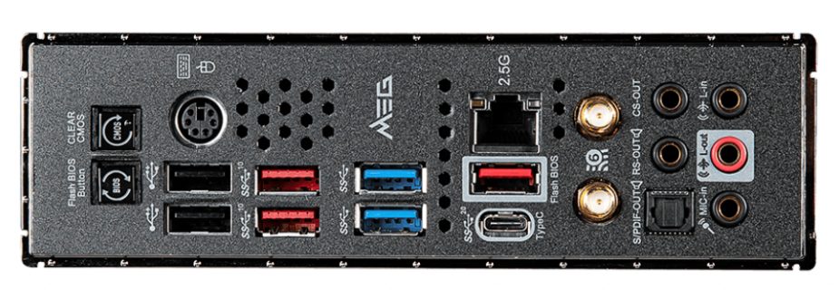 MSI MEG Z490 Unify ports