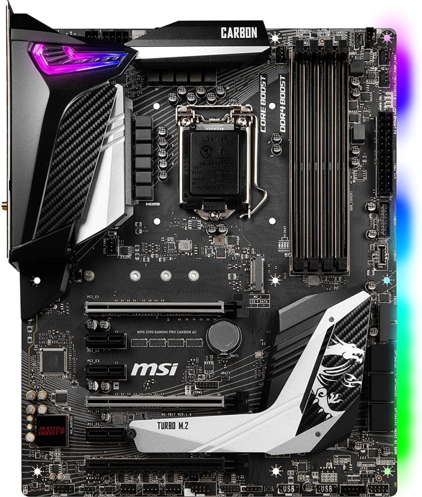MSI MPG Z390 Gaming Pro Carbon carte mere