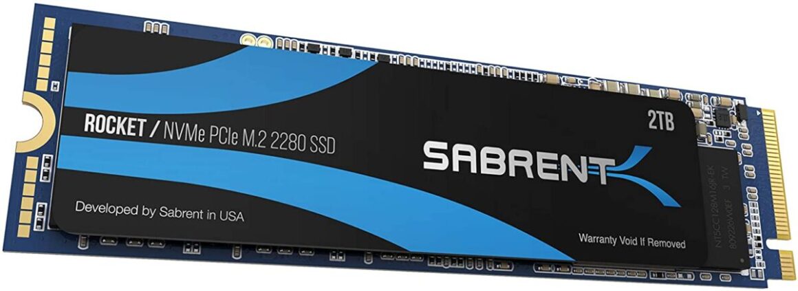 Sabrent SSD Interne Rocket NVMe PCIe M.2 2280 de 2TB