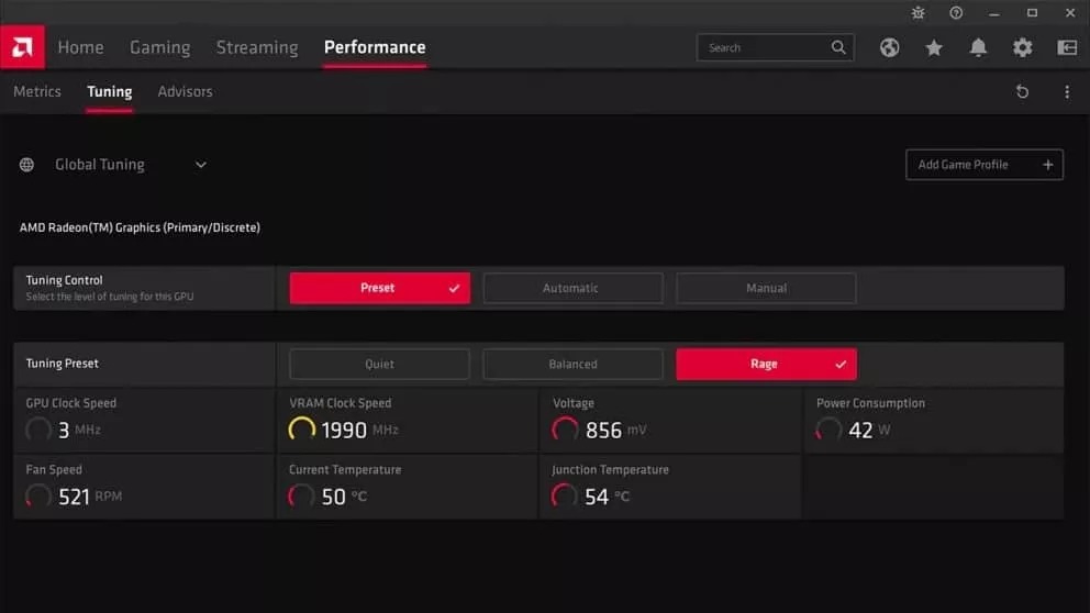 AMD Rage Mode